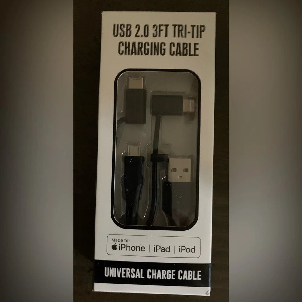 Universal Black Charging Cable Set